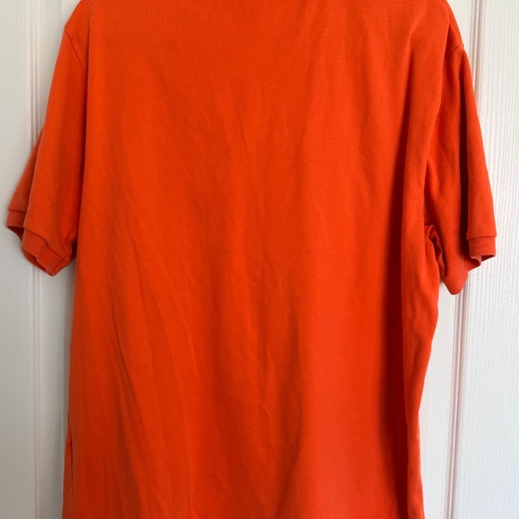 Polo Ralph Lauren Shirt Mens XL Orange Classic Polo Short Sleeve Heavy Cotton - Picture 2 of 3